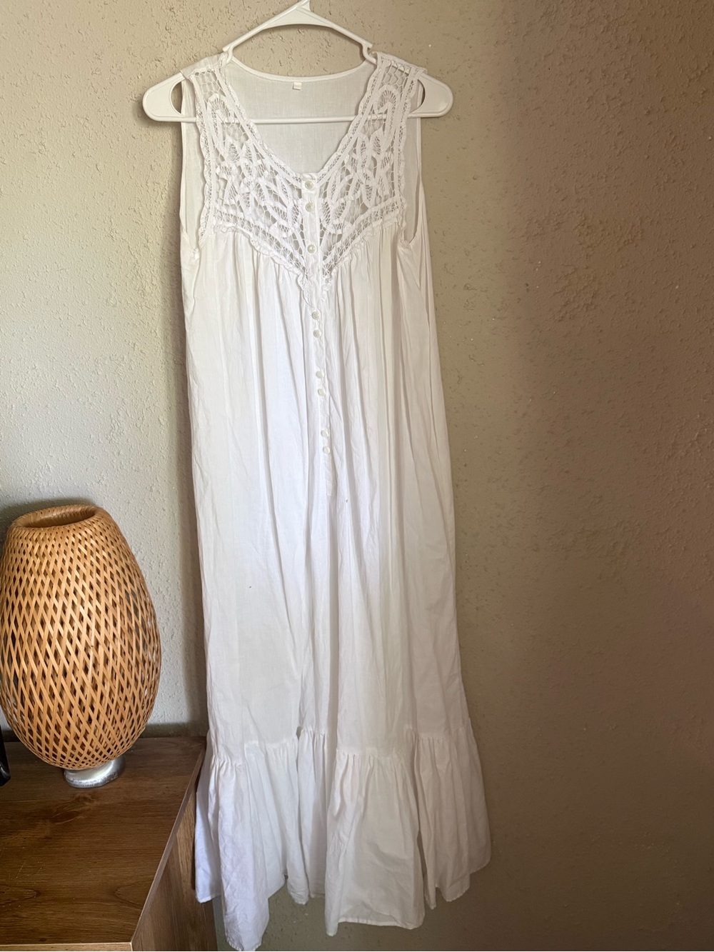 Vintage Prairie Cotton Nightgown